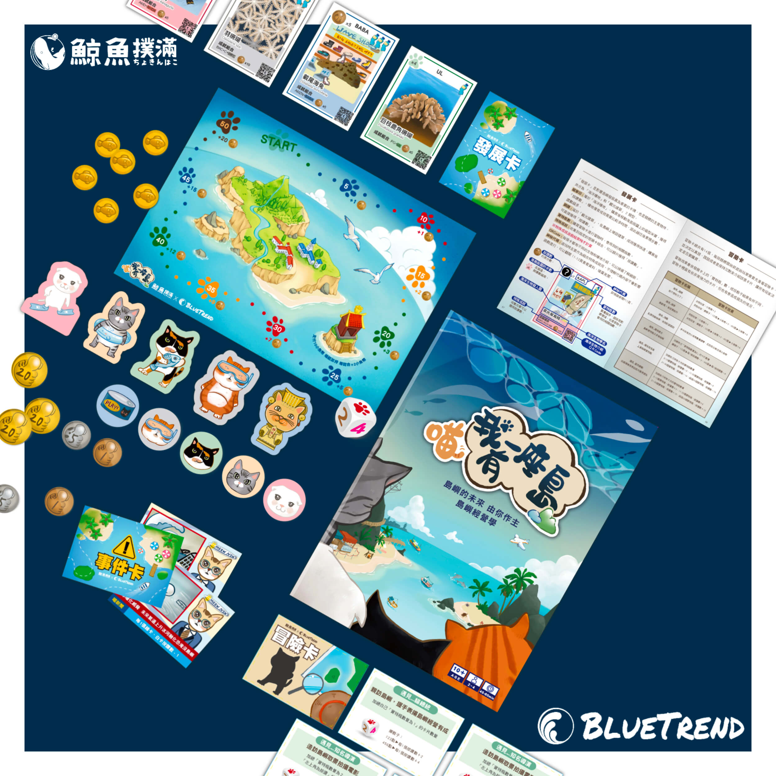 模擬圖 Ａ 2 【經濟VS生態】喵～我有一座島 臺灣首款探討經濟發展與生態保育平衡的海洋桌遊